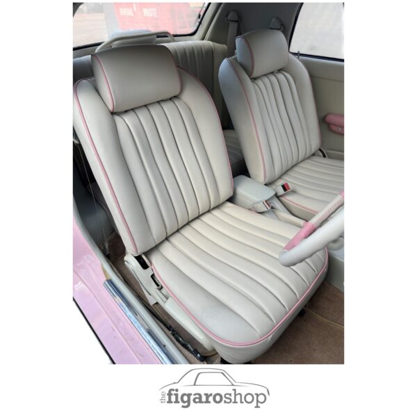 Nissan Figaro Front Seat Full Leather Re-trim (Pair)